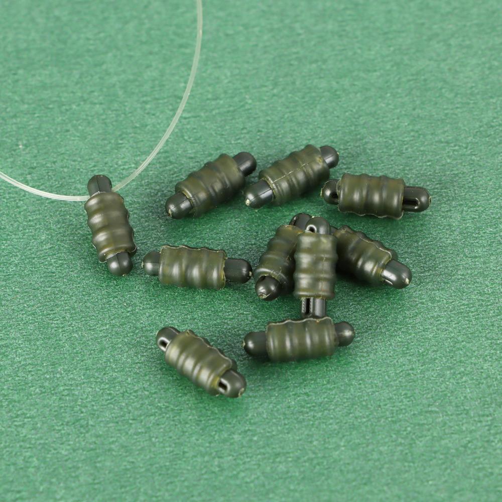 Carp Tackle Equipment Terminal Bead Fishing Rigs Connector Bead Fishing Feeder Line Holder Trough