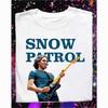 Винтаж Футболка унисекс Snow Patrol Band Live In Concert Хлопок Белый Все размеры