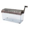 Paper Shredder Plastic Manual Operation Transparent A4 Cutting Machine Tool for Office Black