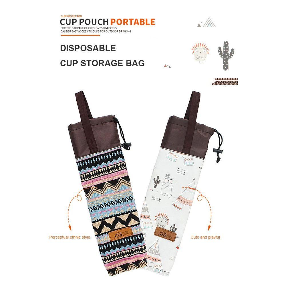 Cup Organizer Disposable Paper Cups Paper Cup Holder Hanging Bag Storage Bag Paper Cup Storage Bag