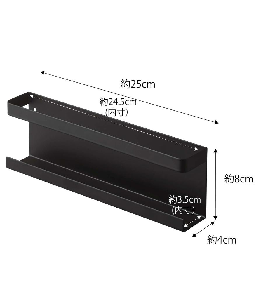 Держатель синтоистского амулета «Ямазаки Тауэр» (Включает канцелярские кнопки для гипсокартона и шурупы по дереву), Черный, приблизительно. 25x4x8см, Простое синтоистское святилище, Подставка для амулетов,