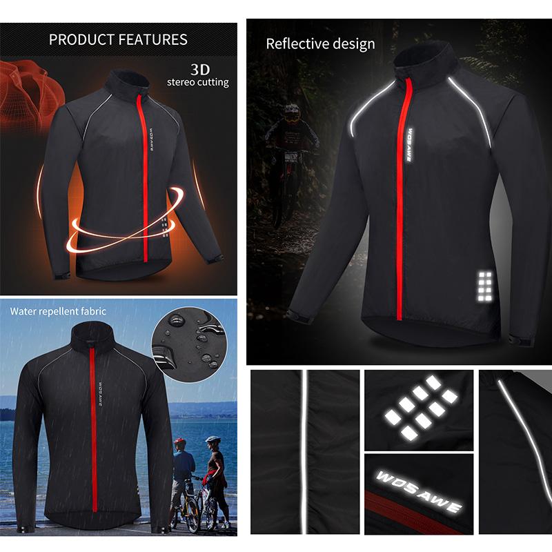 Комплекты для велоспорта WOSAWE, мужская велосипедная куртка, штаны-нагрудники, эластичная гелевая подкладка