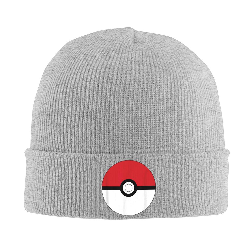 Cute Ball Pokemon Pikachu Anime Knitted Hat Beanies Winter Hats Warm Unisex New Caps for Unisex Women Gift