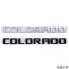 1Pc Colorado customization stickers Chevrolet pickup truck decals ABS rear cargo compartment lettering stickers.