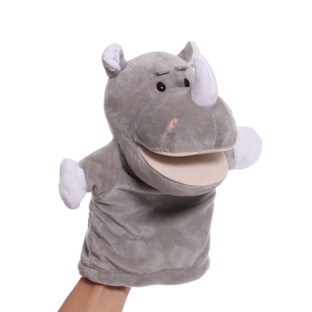 Stuffed Plush Hand Doll Appease Toys Hand Finger Puppets Kid Gifts Animal Hand Puppet Parent-child