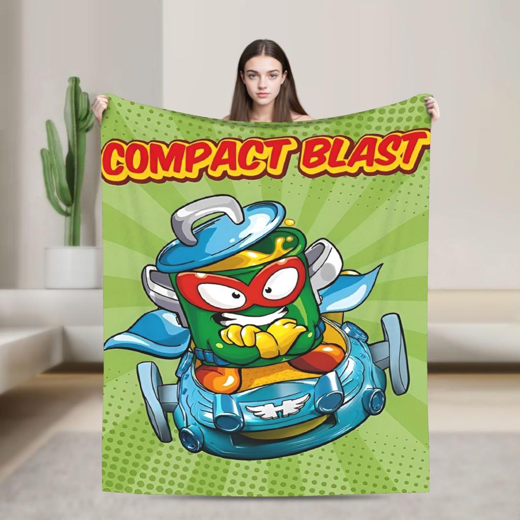 Игровое одеяло Super Zings Superthing Мягкое Теплое Новинка Плюшевое Постельное белье Пледы Для Дивана Кровати Кемпинга Фланелевое Покрывало Покрывало на кровать