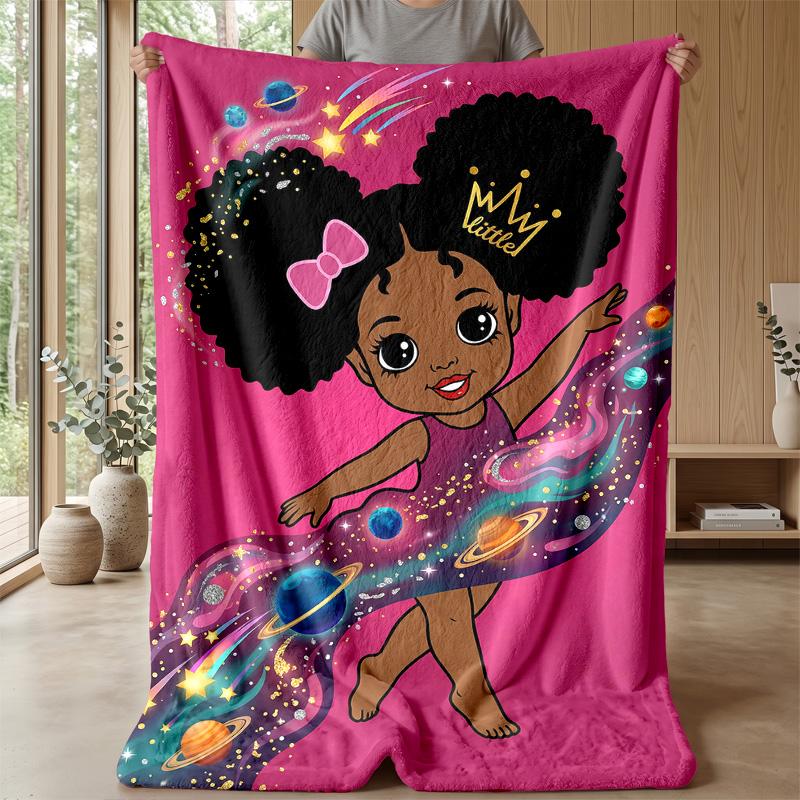Space Dinosaur Dreams Theme blanket Lightweight Warm Flannel Blanket Decorative Throw Blanket for Home Decoration