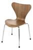 Fritz Hansen Японский Миниатюрный Стул Семь Орех 840182 [Официальный Товар] 8.5x8.5x13см
