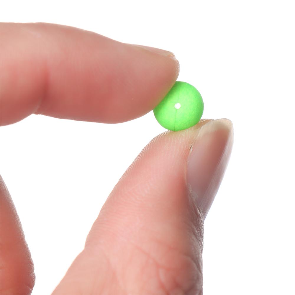 100PCS Night EPS Stoppers Bottom Beans Foam Floats Ball Fishing Floats Beads