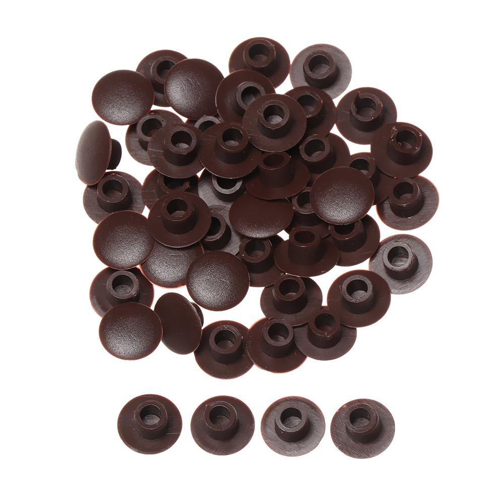 50Pcs Practical Exterior Hole Ornament Hardware Screw Decor Furniture Hole Covers Protective Cap Dust Plug Stopper