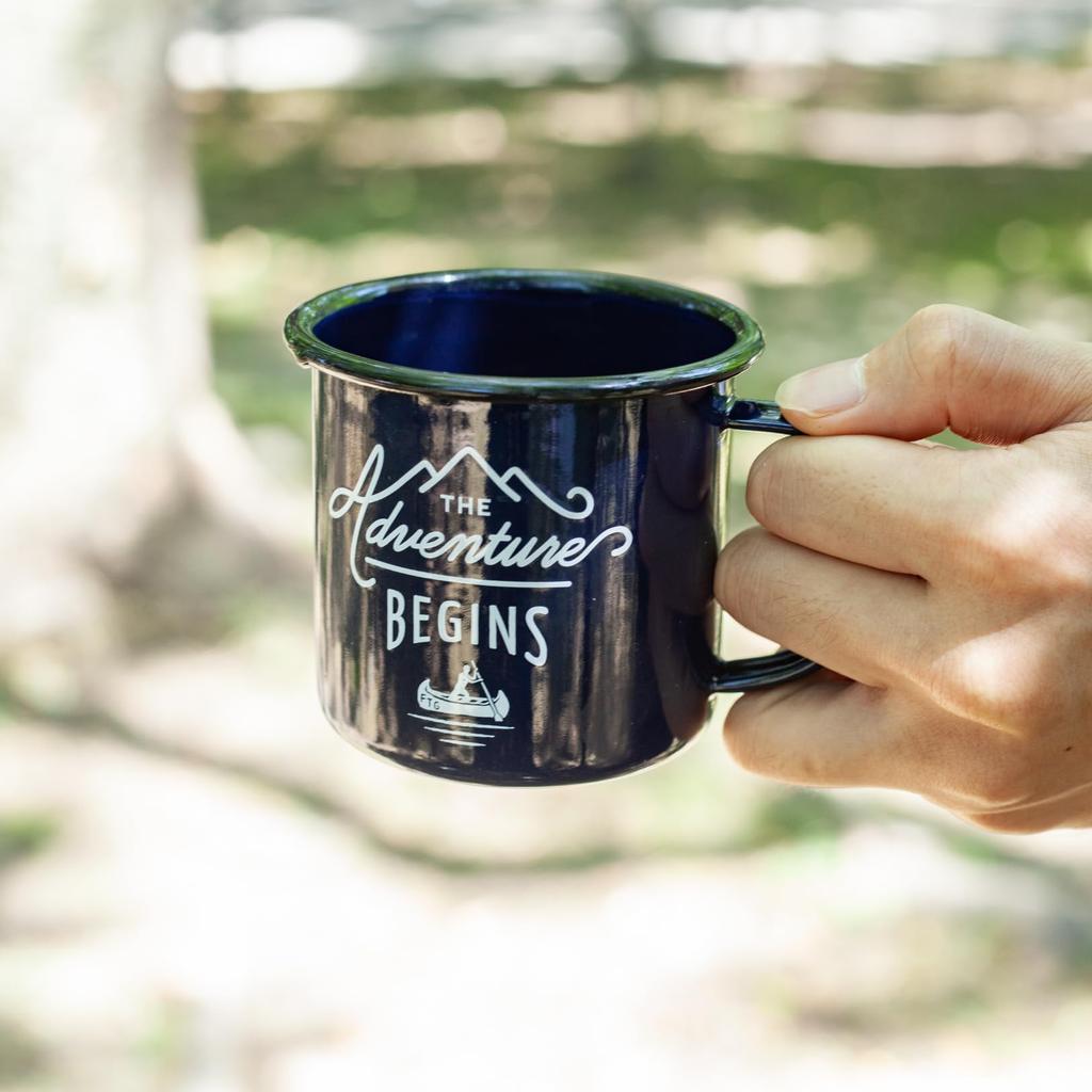 Эмалированная кружка HARDWARE для кемпинга на открытом воздухе ДЖЕНТЛЬМЕНСКАЯ [Официальный импорт] (синий)