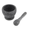 Spice Grinder Pestle Set Spices Mortar Pestle Set, Stone Grinder Granite Mortar Mortar Pestle Set, 6 Inch for Home Kitchen