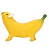 Banana Dog Sculpture Resin Funny Lovely Lightweight Banana Dog Art Decoration for Home Desktop S