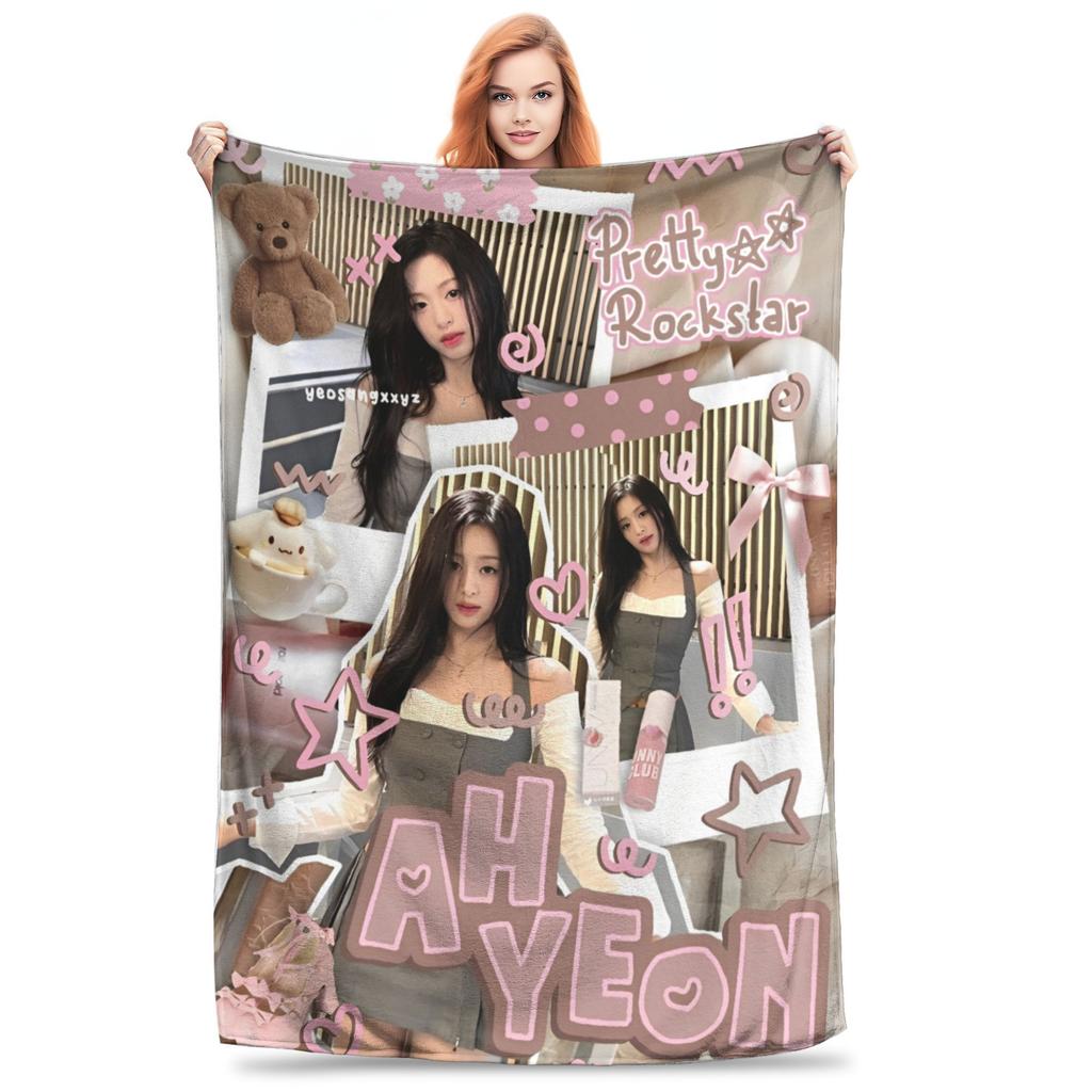 Babymonsters KPOP Фланелевое одеяло Потрясающие пледы для дома 200x150см Покрывала,