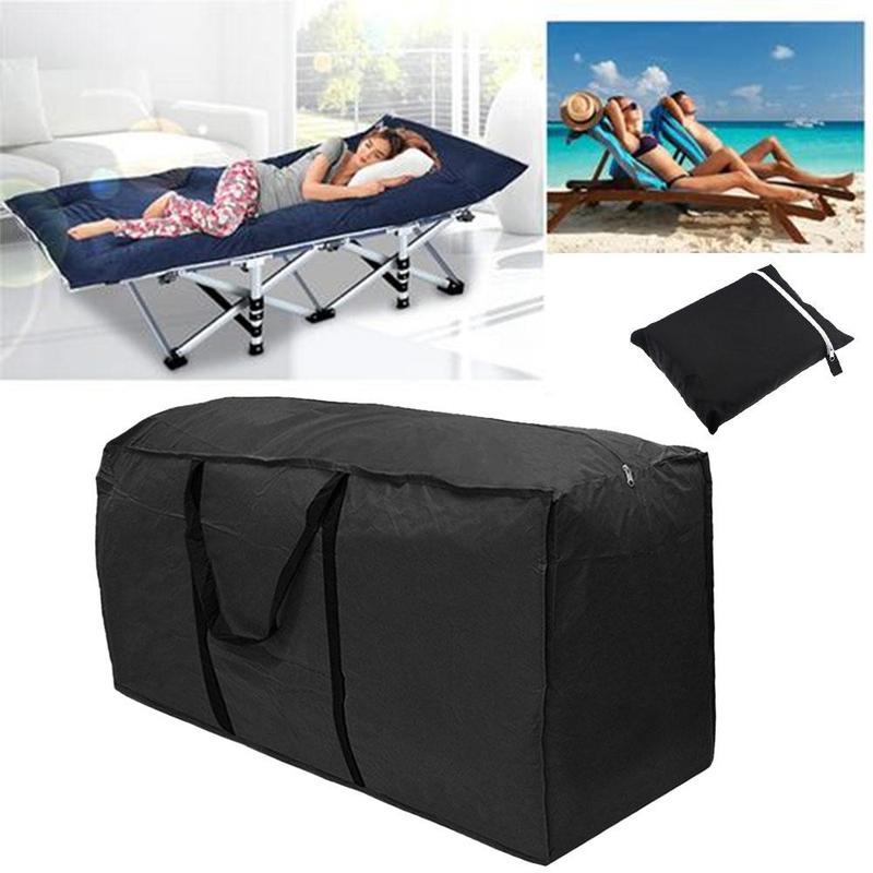 Outdoor Furnitures Storage Bag Oxford Cloth Waterproof Black Garden Furniture Covers Multifunctions Christmas Tree Organizer