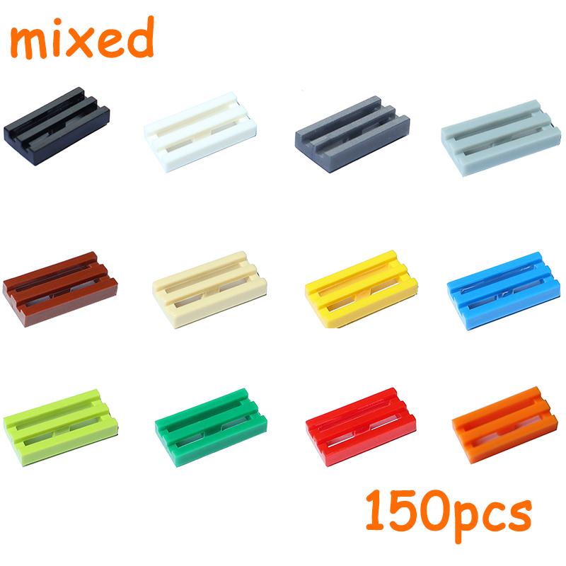 2412 30244 Building Blocks 150pcs MOC Parts Brick Tile Modified Special 1 x 2 Grille Assemble Particles