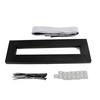 Professional Aluminum Alloy Effect Pedal Organizer Board Light Weight Guitar Pedal Mounting Board For Guitar Effects