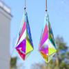 Glass Prism Sunshine Catcher Colorful Rainbow Maker Creative Home Decor for Garden Window