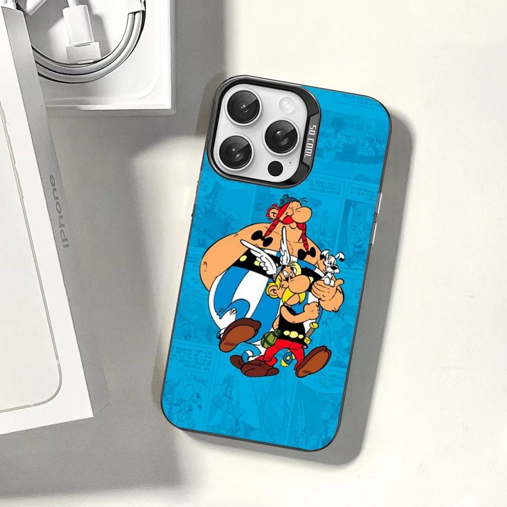 Чехол для телефона A-Asterix Y-O-Obelix для iPhone 16 15 14 13 12 11 17 Pro MAX Plus Pro Матовый Ударопрочный Чехол