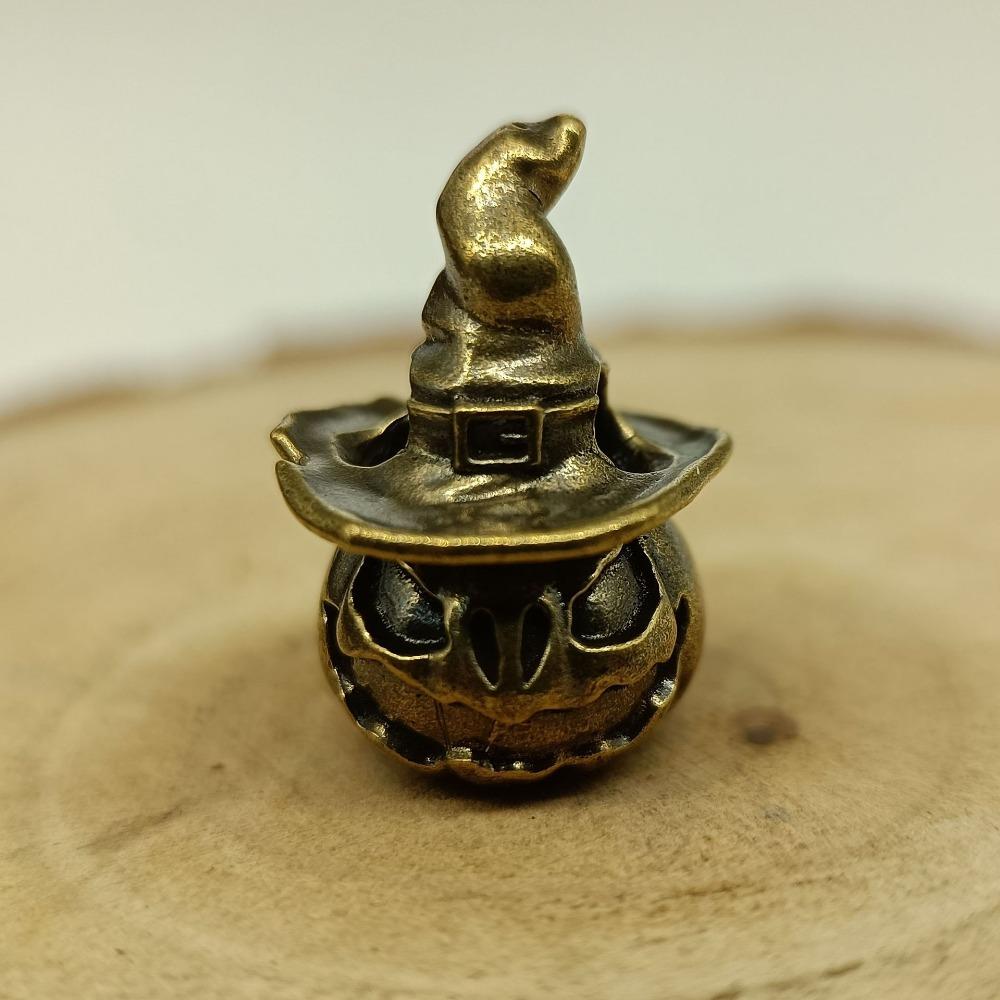 Тыквенный Колдун Латунные Бусины для Ножа EDC DIY Плетеные Браслеты из Паракорда Брелок для Ключей Подвески Аксессуары Инструмент для Активного Отдыха