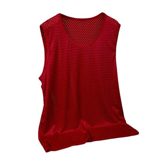 Мужской жилет, легкий, быстросохнущий, дышащий, сетчатый, однотонный, с круглым вырезом, без рукавов, повседневный, майка для тренировок и фитнеса