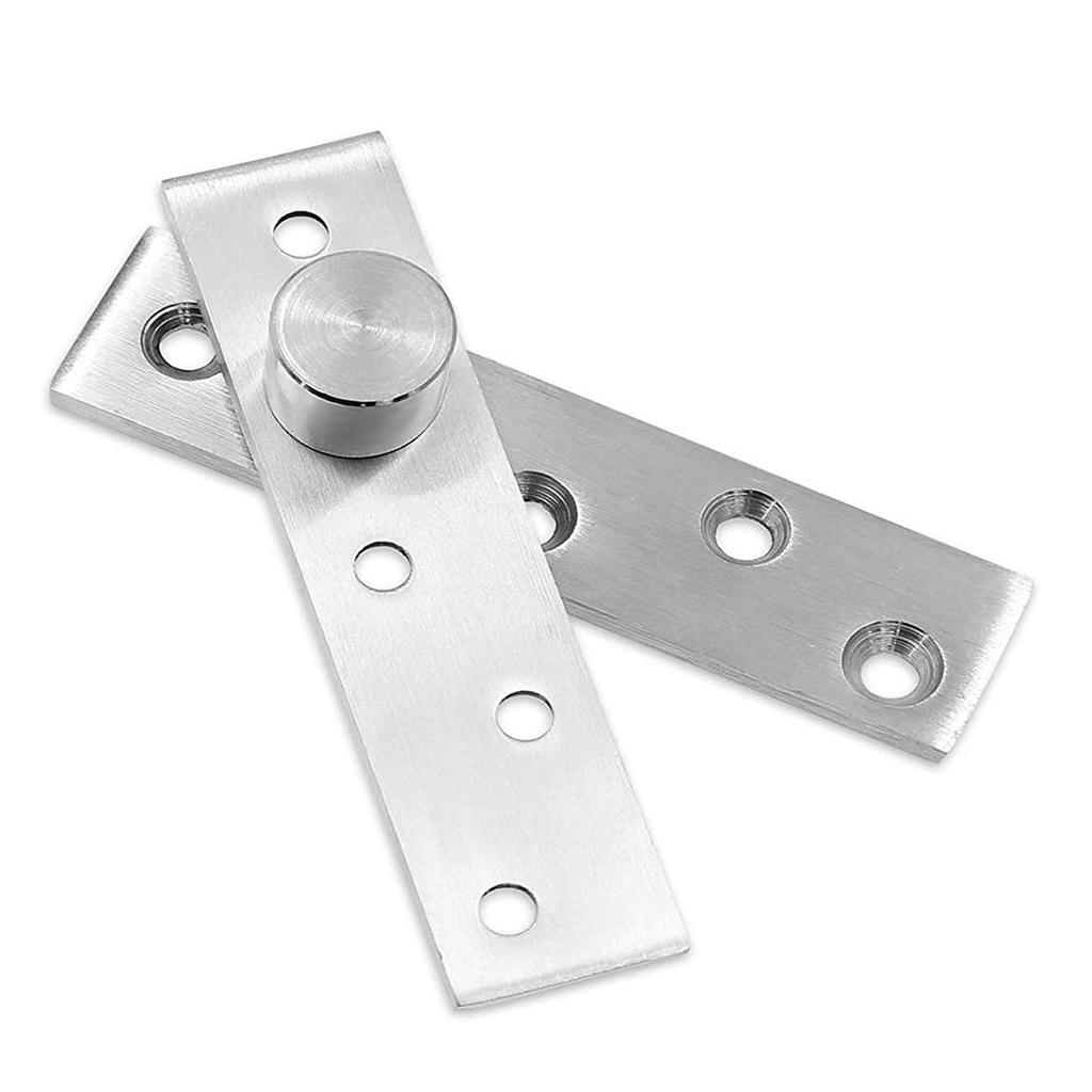 Stainless Steel Cupboard 360 Degree Rotation Door Pivot Hinges Up and Down Cabinet Revolving Shaft