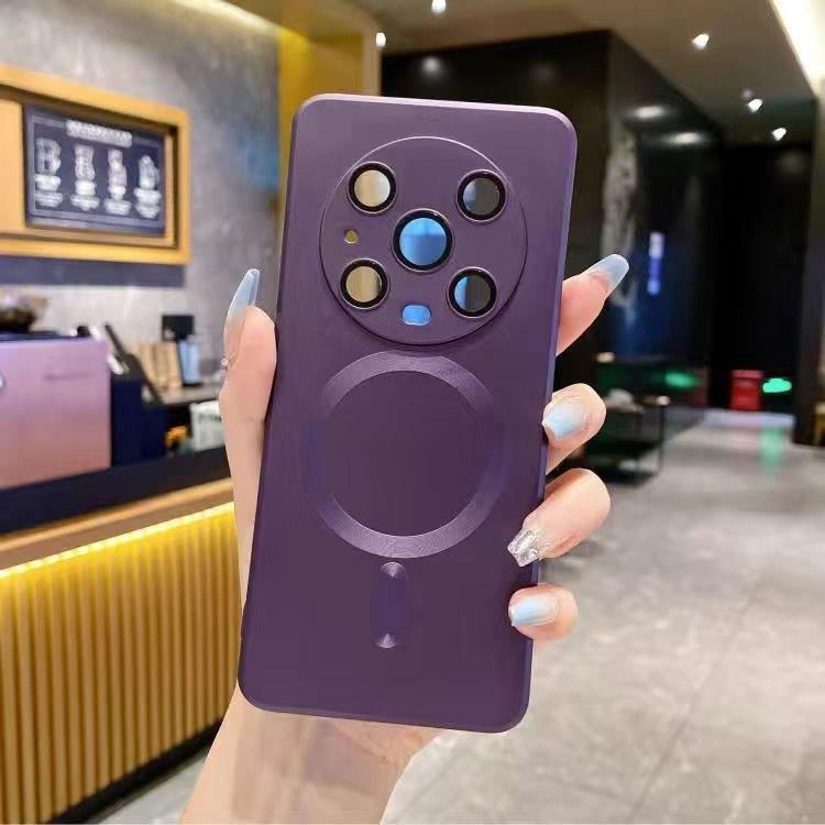 Применимо к чехлу для мобильного телефона Huawei mate60 Магнитная защелка Huawei pura70/P60 Жидкий металл magic4pro Мягкий чехол