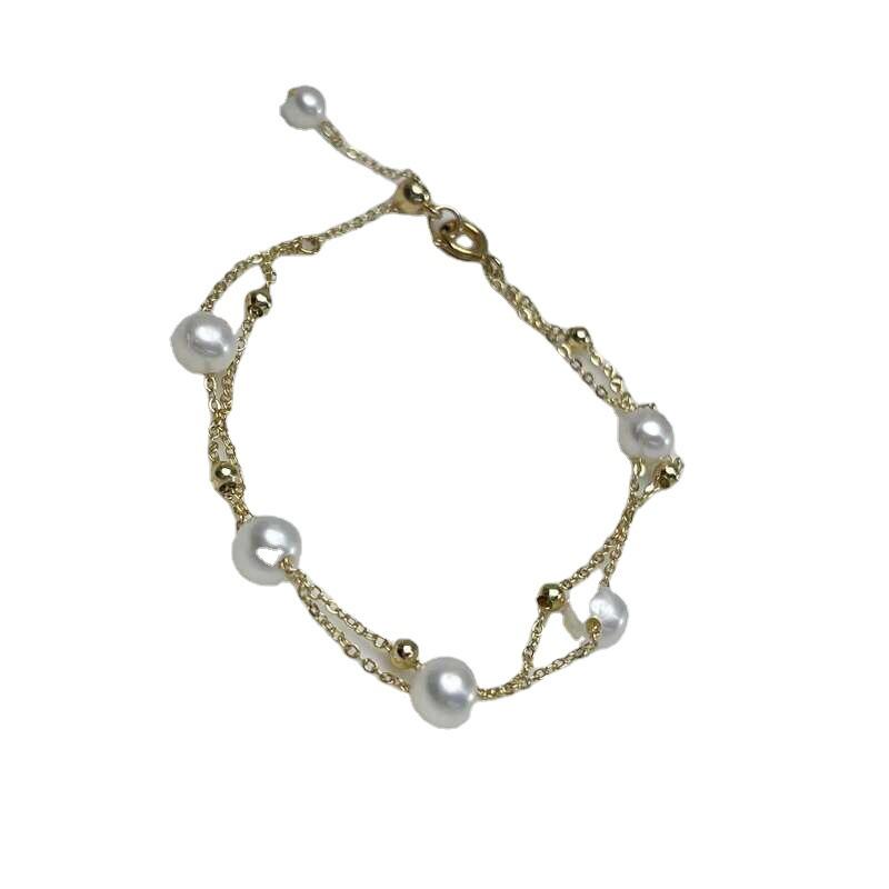 Zhuji Pearl Classic Starry Sky Freshwater Pearl Bracelet: A delicate and versatile basic piece that is a must-have and can be worn layered