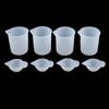8 шт./компл. силиконовые мерные стаканчики для смешивания УФ-смолы формы для литья ювелирных изделий своими руками