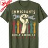 Vintage Immigrant Strength USA Pride TShirt Graphic T Shirts Gothic Aesthetic Clothes Oversized T Shirt Y2k Top Women Clothing