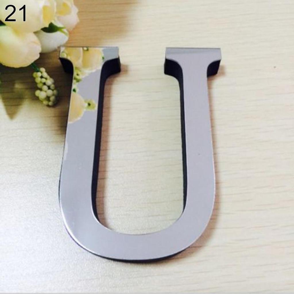 26 English Letters DIY 3D Decal Art Mural Wall Stickers Home Decor