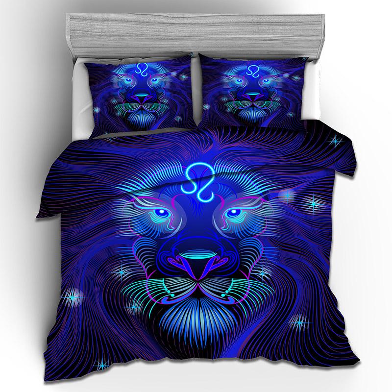 3D Constellation Bedding Set AU/DE/EU Full Size Down Duvet Cover Pillowcase 2/3 Piece Teens Kid Gift Luxury Cover