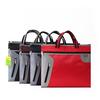 Commercial Document Bag A4 Tote File Folder Filing Meeting Case Handbag Zipper Pocket Briefcase
