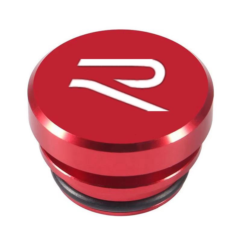RSQ1 Alloy Car Cigarette Lighter Button Cover for Volkswagen VW R Line Golf GTI Jetta Passat Tiguan MK6 Arteon Scirocco Accessories