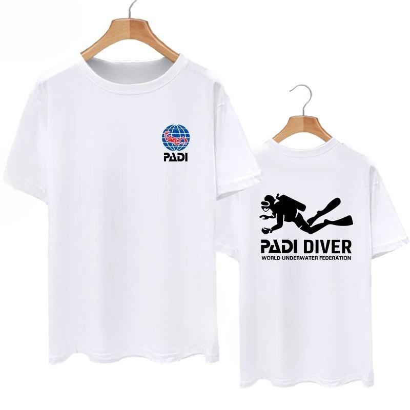 CMAS World Underwater Association PADI Diving Instructor Association Tshirt Unisexs Clothing and Womens 2026 Summer New T Shirt
