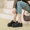 High Quality 8cm 2024 Genuine Leather Platform Slippers Women Summer Shoes Wedge Sandals Slides Shoes Sneakers Slip On Slipper