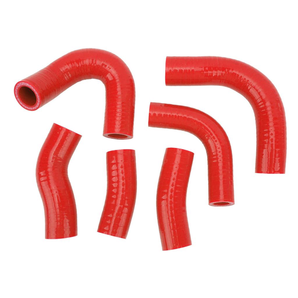 Radiator Coolant Hose Silicone Heat Resistant Leakage Proof Radiator Coolant Hose Kit for Magna VF1100C VF1000C V65 Red