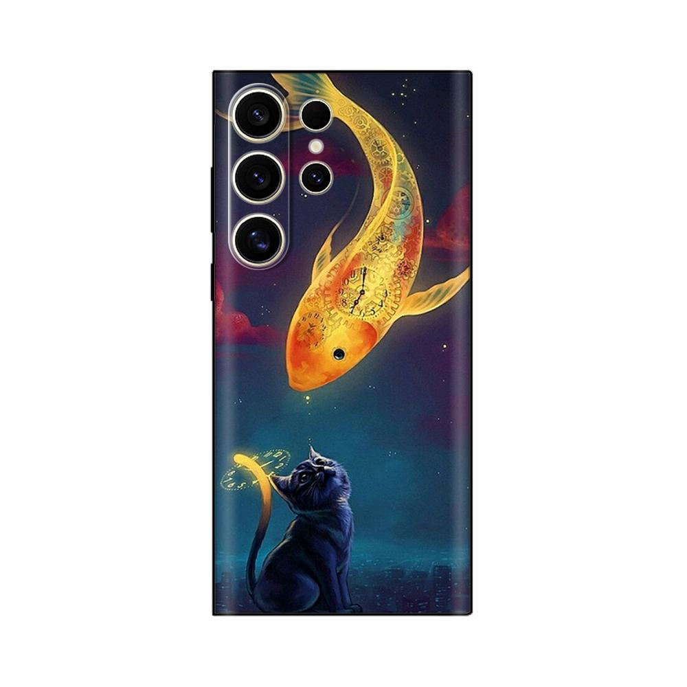 Чехол для Samsung Galaxy S23 Ultra Силиконовый Мягкий Защитный ТПУ Задняя крышка телефона Для Samsung S23 FE S23+ Ultra S 23 Чехлы Fundas