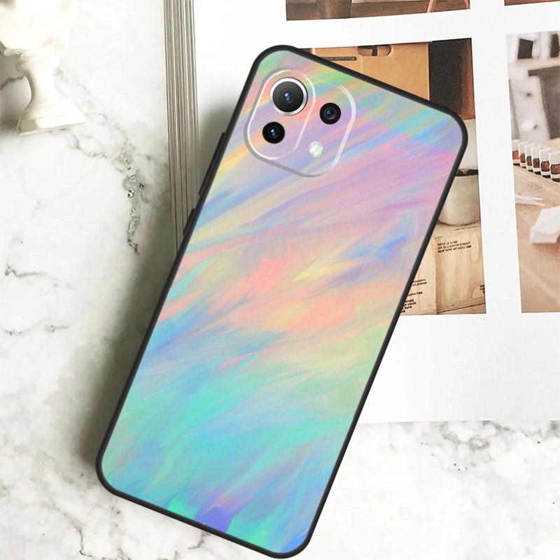 Opal Stone Iridescent Case For Xiaomi 14 Pro 13 Ultra 11T 12T 13T 12 Lite POCO X6 Pro M6 X3 X4 X5 M5s F3 F5 Cover