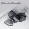 Car Glasses Visor Case Leather Sunglasses Clip Card Accessories Suitable for Volvo XC90 V90 V60 XC60 V40 S80 S60 S90 C40 XC40 V7