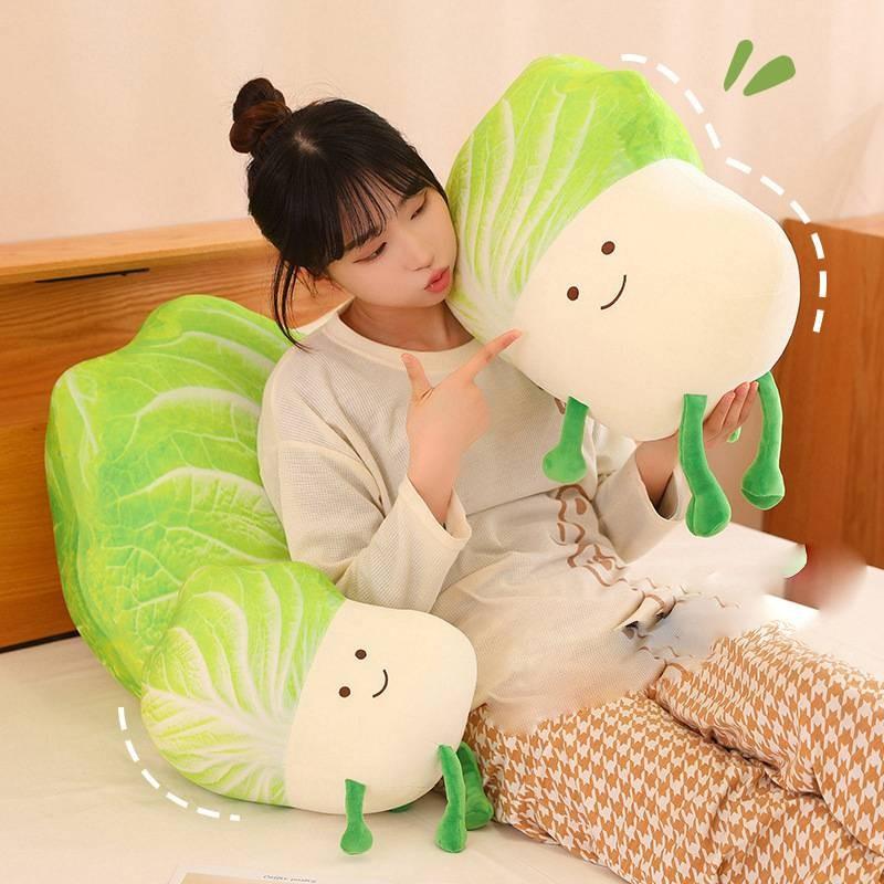 Мультяшный салат овощи плюшевые игрушки детские куклы подарки на день рождения украшение для дома