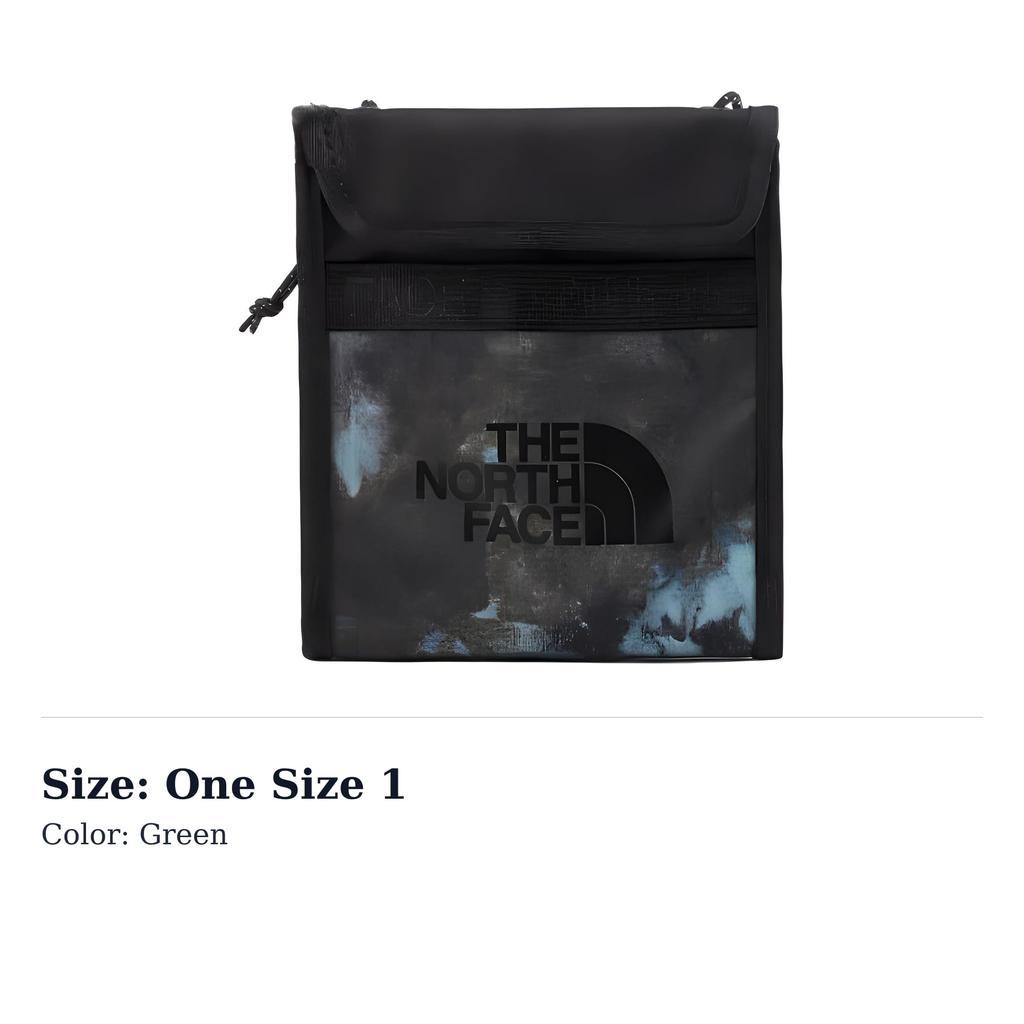 THE NORTH FACE 1L Crossbody Bag, Shoulder Bag, Outdoor Bag Polyester Green Unisex 52RZ-95A