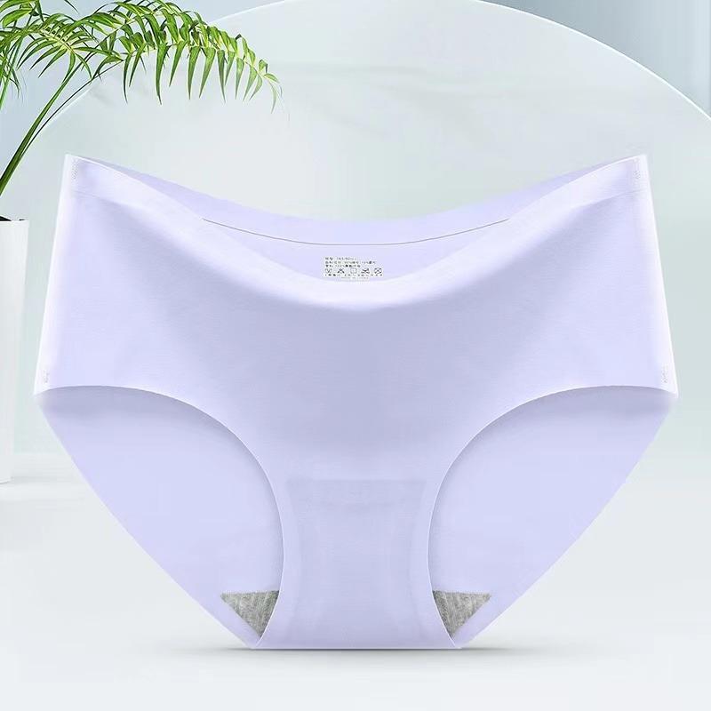 Ice Silk Underwear Seamless Panties Women Intimate Briefs Girls Plus Size Underpants Multiple Color Options Female Lingerie