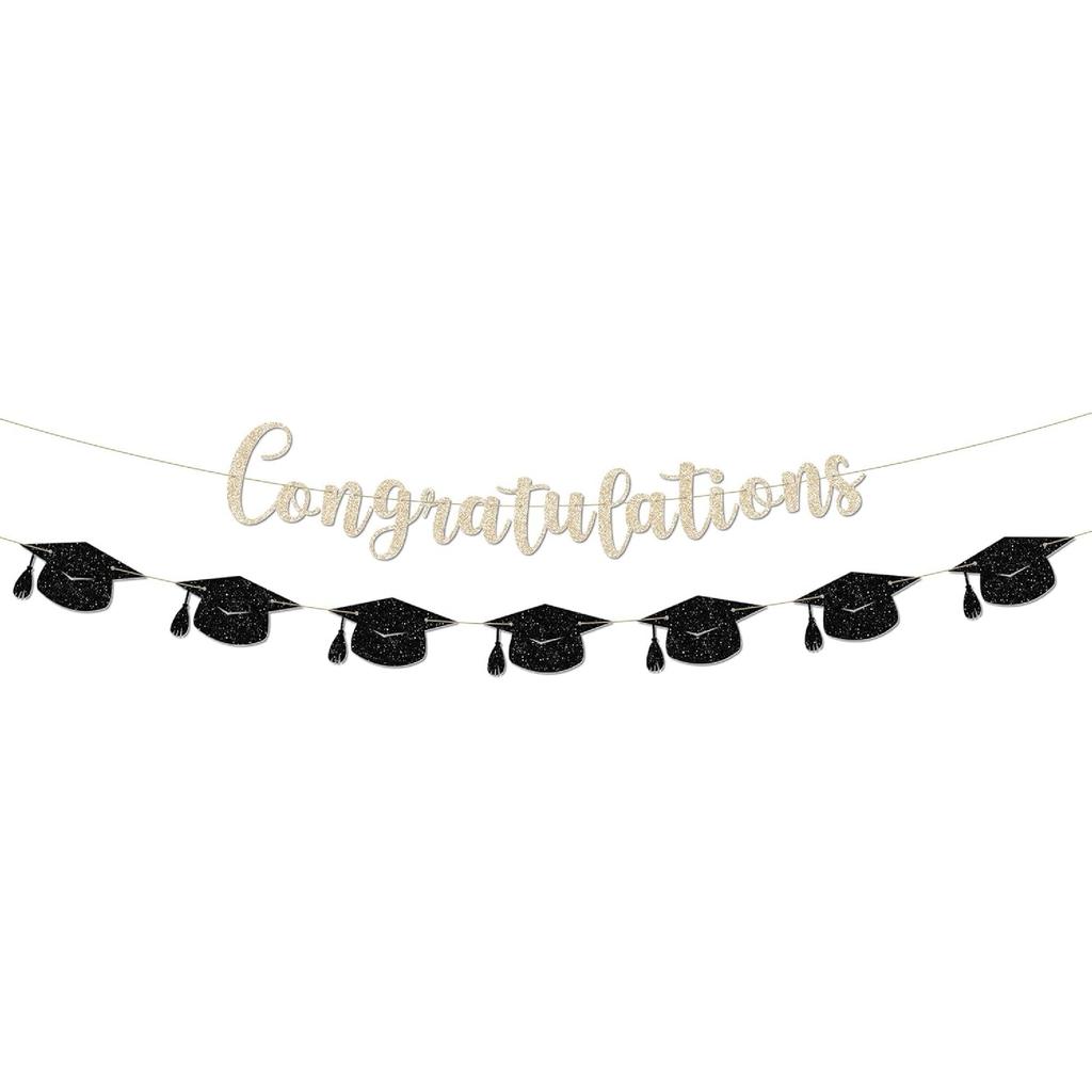 Graduation Party Decorations - 9 ft Pre-Strung We Are So Proud of You Banner, Graduation Party Decorations & Decor for Elementary, 5th Grade, 8th