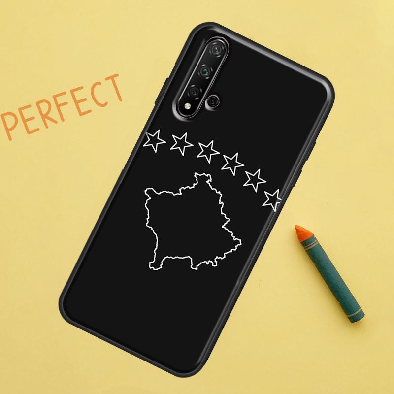 Чехол для Huawei Nova 12s 11i 7i 8i 12i Y73 Y70 Y90 Y60 Y72 Y61 Y91 9 10 SE P40 Lite P30 Pro с флагом паспорта Косово