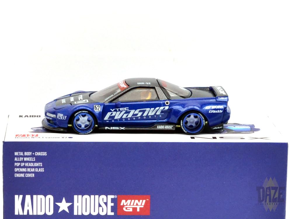MINI GT Масштаб 1:64 KAIDO HOUSE - HONDA NSX EVASIVE V2 СИНИЙ KHMG137