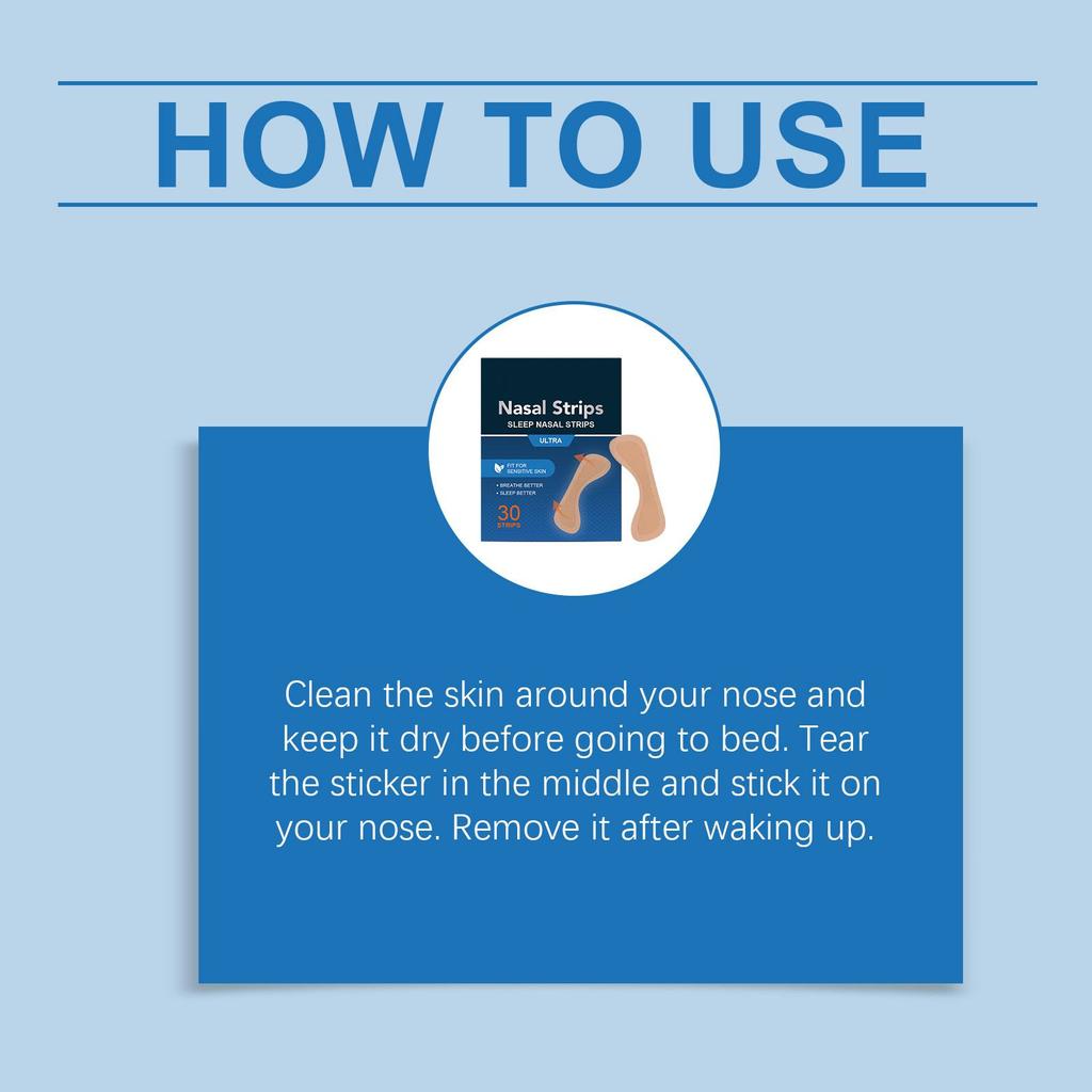 Nasal Patches, Snoring Patches, Nasal Patches Prevent Snoring, Reduce Snoring, Nasal Congestion And Improve Sleep