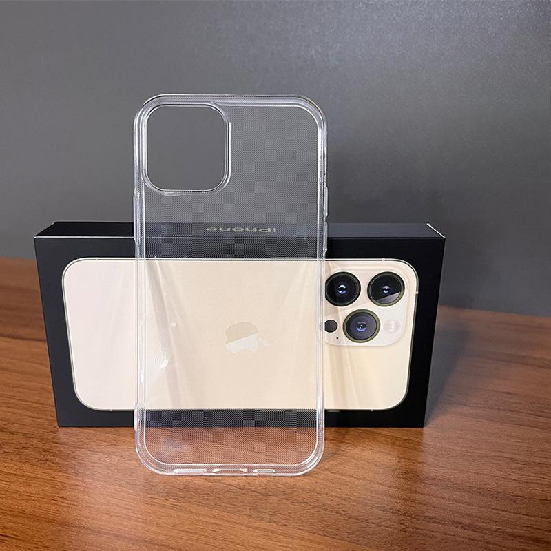 Подходит для чехла для мобильного телефона Apple 13 XS Прозрачный 11 Защитный чехол для iPhone16 15promax Мягкий чехол 14