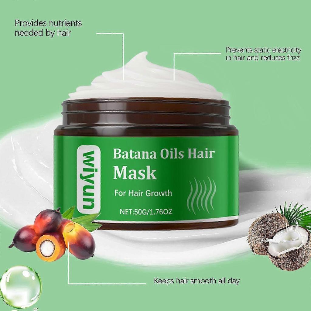 Wiyun batana oil hair moisturizing hair mask, improve hair quality, moisturizing, smooth and smooth hair care hair mask