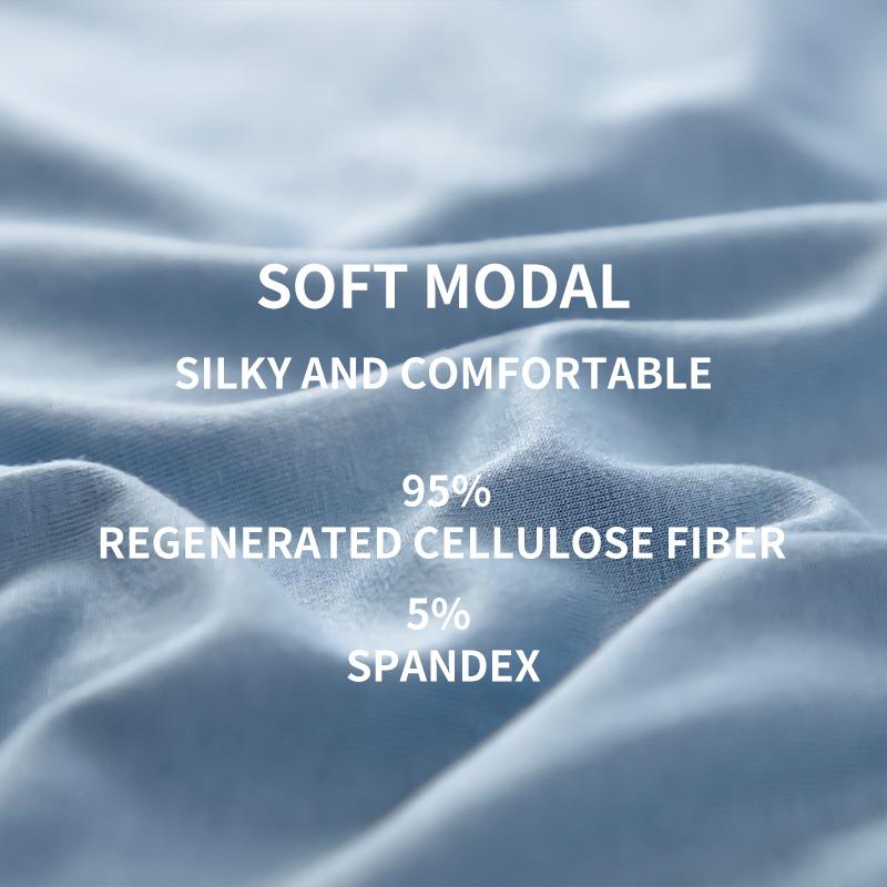 MiiOW 3Pcs Modal Sexy Men Underwear Boxer Shorts Underpants Antibacterial Trunk Men's Panties Breathable Bxoershorts Underware